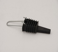 Pince de tension isolante en acier inoxydable de type DCR (noire) pour lignes électriques - Modèles Chencheng Power DCR-1/DCR-2/DCR-3