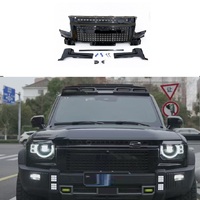 Calandre avant pour Jetour T2 Traveller Shanhai T2, calandre de remplacement noir brillant compatible avec tous les modèles étrangers pour Jetour T2