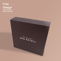 Boîte cadeau luxueuse avec logo personnalisé, boîte cadeau magnétique, boîte d'emballage pour vêtements