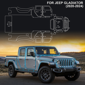 <span class=keywords><strong>Film</strong></span> de protection pré-découpé pour JEEP Gladiator 2020-2022 2023 2024 TPU <span class=keywords><strong>Film</strong></span> transparent anti-rayures pour toute la voiture - Product Image 2