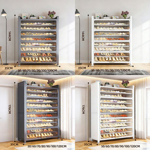 <span class=keywords><strong>Scarpiera</strong></span> <span class=keywords><strong>Mobile</strong></span> Moderna <span class=keywords><strong>di</strong></span> Lusso in Acciaio con <span class=keywords><strong>Design</strong></span> Ecologico per Arredamento Soggiorno Facile da Montare - Product Image 6