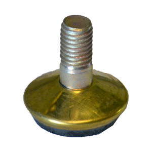 PIED EN ACIER AJUSTABLE Ø 32 mm M8-Laiton-plaqué - Product Image 1