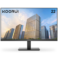 KOORUI Usine 1080P Moniteur LCD Écran IPS 15 22 24 27 Pouces Ordinateur Moniteurs Affichage de Bureau pour Bureau d'Affaires Usage Personnel