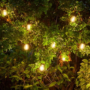 Guirlande Lumineuse d'Extérieur de Qualité Professionnelle IP68 Étanche S14 Ampoules LED Incassables et Dimmables 48 Pieds Décoration Lumineuse Résistante aux Intempéries - Product Image 6