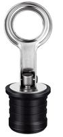 Bouchon de vidange à poignée à clipser en acier inoxydable 316 avec bouchon en caoutchouc pour sortie d'eau de bateau, accessoires et raccords marins