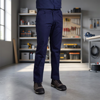 Pantalon de travail en sergé respirant, anti-odeur, anti-bactérien pour hommes, sur mesure, robuste, en coton, pour la construction, OEM