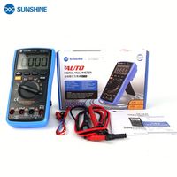 SUNSHINE DT-17N Auto Range LCD Affichage Numérique Multimètre Instrument Tension Testeur Automatique pour Téléphone Mobile Outils de Réparation