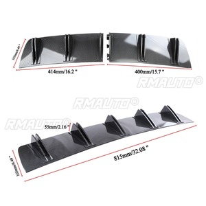 Protector de Parachoques Trasero Universal para Automóvil, Difusor, Kit de Carrocería, Cubierta Protectora, Accesorios para Automóvil - Product Image 5