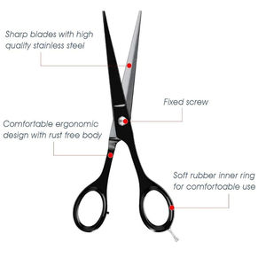 Hair Cutting <b>Scissors</b> Set Professional 2025 Kids Women Men 6.5 Inch <b>Safety</b> Round Head Hair Cut <b>Scissors</b> - Product Image 4