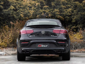 Kit carrosserie CLY pour <span class=keywords><strong>Mercedes</strong></span> Benz GLC Coupé X253 Facelift GLC63 <span class=keywords><strong>AMG</strong></span> Upgrade New Bodykit avant pare-chocs passage de roue grille de phare - Product Image 3