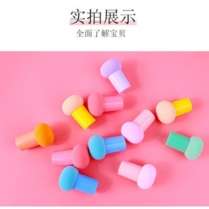 Spugna per Trucco a Forma di Fungo, Assorbente, Uso Umido e Asciutto, Multicolore - Product Image 5