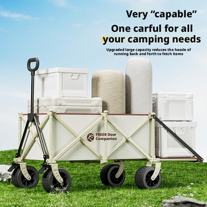 Carrito de Camping Plegable y Portátil, Carretilla de Mano para Exteriores de Gran Capacidad, Carrito Plegable para <span class=keywords><strong>Picnic</strong></span> y Viajes, Venta al Por Mayor - Product Image 3