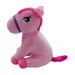 Woodfield 22 pouces, adorable petit cheval rose, peluche de dessin animé, jouet en peluche super doux avec rembourrage en coton PP, brodé pour les enfants - Product Image 2