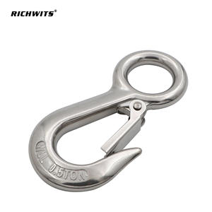 Gancho de Carga Resistente Estilo Americano RICHWITS, Acero Inoxidable 304, Ojo Grande, Herraje Marino - Product Image 4
