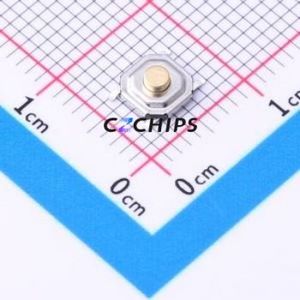 TSC005B2016A Tactile Switch SMD-4P,5.2x5.2mm Switch Round Button 1.6N Vertical Mount 5.2mm - Product Image 1