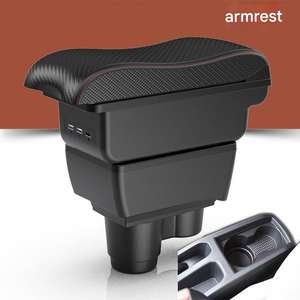 19 Renault <span class=keywords><strong>Duster</strong></span> accoudoir de siège de voiture spécialement adapté avec boîte de rangement de la <span class=keywords><strong>console</strong></span> <span class=keywords><strong>centrale</strong></span> comprend une fonction de porte-gobelet - Product Image 2