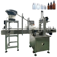 Machine de capsulage automatique pour bouteilles PET avec roues, pour bouteilles en plastique PET avec gâchettes