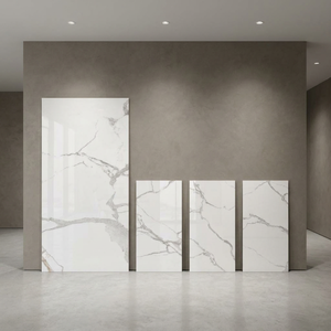 Azulejos de porcelana pulida Pulpis Mist de 800x1600 mm para suelo y pared, diseño de mármol gris de 80x160 cm - Product Image 3