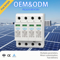 Dispositif de protection contre les surtensions CA SPD Paratonnerre T2 Certifié CE 30kA-60kA 4P 385V pour système d'alimentation domestique