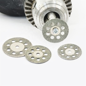 Disque de coupe et de gravure électroplaqué diamanté mini 20/22/25 mm pour carrelage et <span class=keywords><strong>verre</strong></span>, pour outil rotatif Dremel - Product Image 1