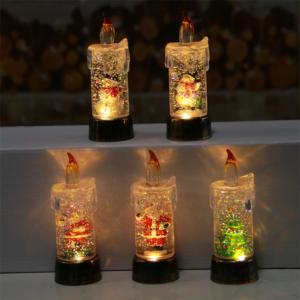 Nuevo Producto en Oferta, Velas LED Navideñas de Luz Blanca Cálida con Agua, Ecológicas, Funcionan con Pilas, Precio al por Mayor - Product Image 2