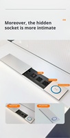 Scrivania Direzionale di Lusso in Stile Moderno e Semplice con Pannello in Melammina, Colore e Dimensioni Personalizzabili, Design Modulare