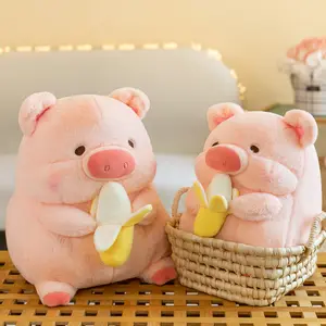 Peluche di maiale alla Banana a grasso morbido bambole per bambini ragazzi ragazzi ragazze regali simpatici animali di peluche maialino
