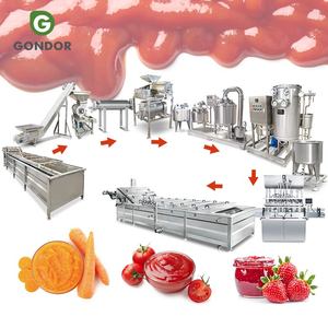 เครื่องผลิตซอสมะเขือเทศอุตสาหกรรมในประเทศแบบต่อเนื่องอัตโนมัติสำหรับบรรจุกระป๋อง - Product Image 1