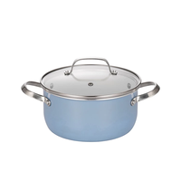 Ensemble d'ustensiles de cuisine antiadhésifs en aluminium, comprenant une casserole et une casserole