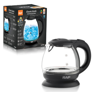 Petite bouilloire électrique intelligente en verre transparent de 1L pour thé et eau - Product Image 6