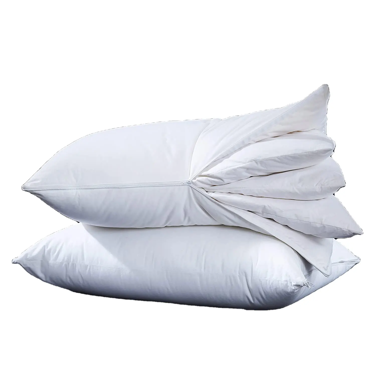 100 Cotton Hotel Quality Bed Downy Pillow Core Multi Layers Adjustable Chillax Eiderdown Head Pillow Function Goose Down Pillow