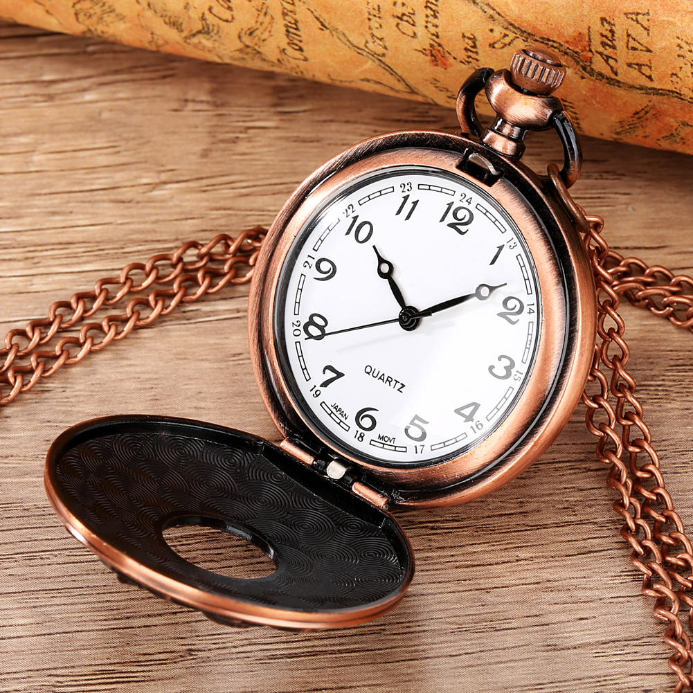 Shurangama Mantra Buddhism Antique Metal Pendant Clock