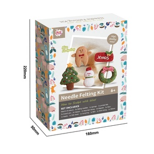 Complete Needle <b>Felting</b> Starter <b>Kit</b> with Needle <b>Felting</b> Supplies Wool Craft <b>Felting</b> <b>Kit</b> for DIY Craft Christmas Party Decoration - Product Image 2