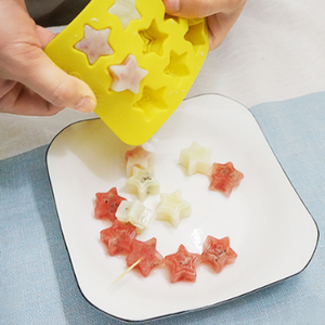 Green Silicone Shell Shape <b>Ice</b> <b>Cube</b> Tray 15 Cavities Easy Release Food Safe Reusable Mold for <b>Ice</b> Cream and Frozen Treats - Product Image 6