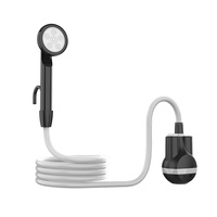 Ensemble de douche électrique portable direct d'usine avec pompe d'alimentation en eau automatique pour le bain en plein air-Produits de bain de haute qualité