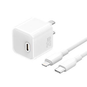 Chargeur GaN PD3.0 20W - Adaptateur de charge rapide <span class=keywords><strong>USB</strong></span>-<span class=keywords><strong>C</strong></span> compact de style Ice Cube pour 8-14 et 15-17 - Product Image 5