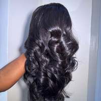 Envío Directo: Cabello Virgen Vietnamita Liso Natural, Cabello Rizado Indio, Cabello Ondulado Camboyano, Cabello Rizado Birmano con Cierre HD 2*6
