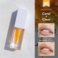 Logo personnalisé Lip Plumper Gloss 16 huile aromatisante fruit label privé soin des lèvres teinte colorée huile Vegan pour lèvres Plumper clair