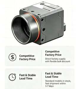 Cámara Industrial Monocromática HIK ROBOT MV-CT032G-104UM01-BASE de 3.2MP y 104.8fps con USB3.0 para Inspección de Visión Industrial - Product Image 3