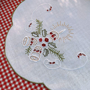 Set de table moderne bohème imperméable en coton et polyester tissé, brodé, décoration de table, plaid en lin pour la maison, uni pour les mariages - Product Image 5