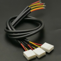 Kustom Molex 5501 KK 254 2510 Crimp 2/3/4Pin Terminal menghubungkan kawat Harness 1M untuk LED