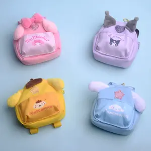 Megan Nhật Bản Kawaii Không Thấm Nước Kuromi Giai Điệu Sang Trọng Mini Túi Ví Nhỏ Lưu Trữ Key Phim Hoạt Hình Đáng Yêu Ví Túi