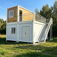Casa Contenedor de Construcción Rápida, Unidad Modular Portátil Personalizada para Exposiciones, Stand Temporal y Sala de Espera