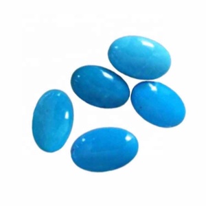 Eccellente Naturale Blu Turchese Rame OV Forma Della Pietra Preziosa Cabochon Per Monili - Product Image 5