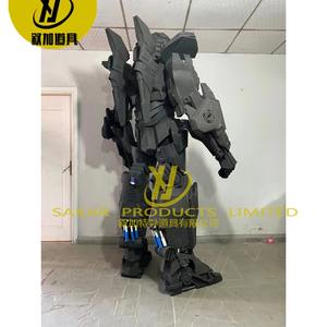 Jouets personnalisés Pacific Rim America Mascotte personnalisée réaliste actuelle Grand robot <span class=keywords><strong>jaune</strong></span> d'extérieur Vêtements de marche - Product Image 5