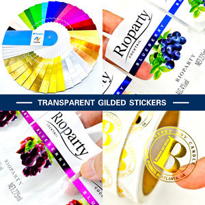 Bouteille de jus de fruit <span class=keywords><strong>personnalisée</strong></span> emballage de produit transparent autocollants de logo autocollants en vinyle impression d'étiquette alimentaire <span class=keywords><strong>personnalisée</strong></span> <span class=keywords><strong>pour</strong></span> entreprise privée - Product Image 5