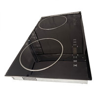 Cuisinière électrique en céramique à double foyer 4000W, gril de cuisine, cuisinière en céramique infrarouge à double brûleur, cuisinières en céramique