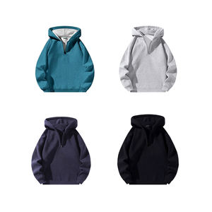 Kingsen – Sweat à capuche décontracté ample en molleton d'hiver avec fermeture éclair quart de tour, impression numérique, écologique, haute qualité, style hip-hop - Product Image 5