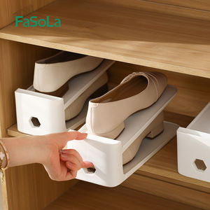 FaSoLa Doppelschicht-Schuh regal halterung mit verdicktem, einfachem Aufbewahrung werkzeug Einstellbare Schicht abscheider Einfacher Schuh organisator - Product Image 2
