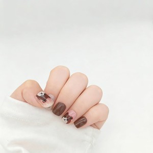 <span class=keywords><strong>Uñas</strong></span> Postizas <span class=keywords><strong>Beige</strong></span> de Alta Calidad Personalizables, <span class=keywords><strong>Cortas</strong></span> y Cuadradas, Reutilizables, ABS, 24 Piezas, Venta al por Mayor, <span class=keywords><strong>Uñas</strong></span> Postizas de Cobertura Completa - Product Image 5